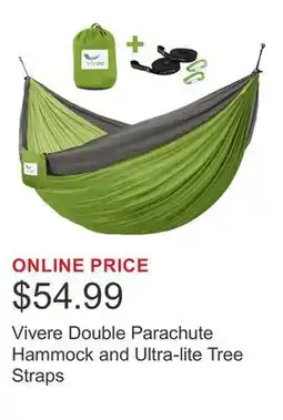 Costco Vivere Double Parachute Hammock and Ultra-lite Tree Straps offer