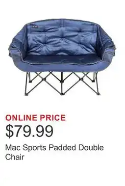 Costco Mac Sports Padded Double Chair offer