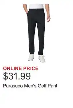 Costco Parasuco Men's Golf Pant offer