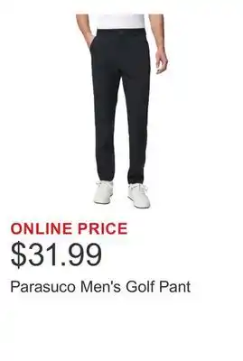 Costco Parasuco Men's Golf Pant offer