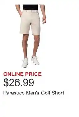 Costco Parasuco Men's Golf Short offer