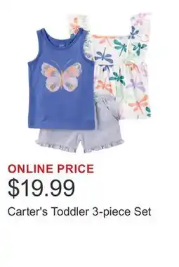 Costco Carter's Toddler 3-piece Set offer