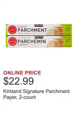 Costco Kirkland Signature Parchment Paper, 2-count offer