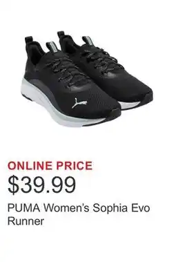 Costco PUMA Women's Sophia Evo Runner offer