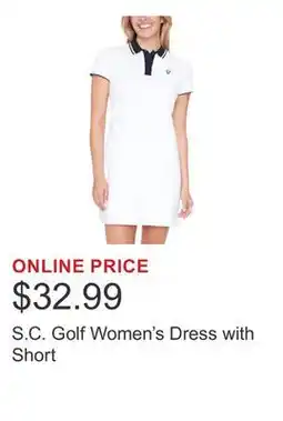 Costco S.C. Golf Women's Dress with Short offer