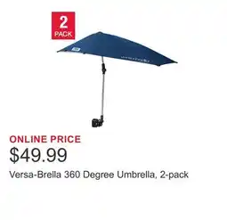Costco Versa-Brella 360 Degree Umbrella, 2-pack offer