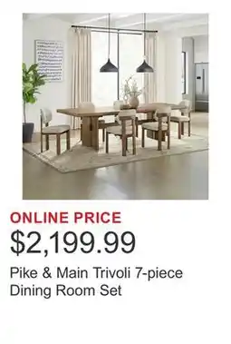 Costco Pike & Main Trivoli 7-piece Dining Room Set offer