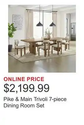 Costco Pike & Main Trivoli 7-piece Dining Room Set offer