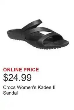 Costco Crocs Women's Kadee II Sandal offer