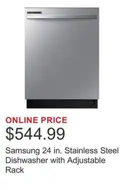 Costco Samsung 24 in. Stainless Steel Dishwasher with Adjustable Rack offer