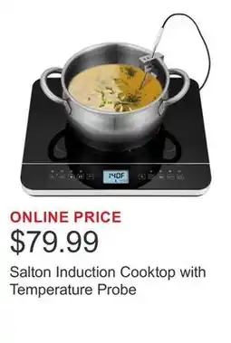 Costco Salton Induction Cooktop with Temperature Probe offer
