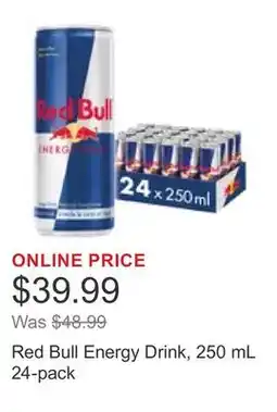 Costco Red Bull Energy Drink, 250 mL 24-pack offer