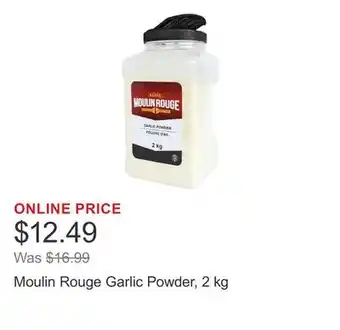 Costco Moulin Rouge Garlic Powder, 2 kg offer