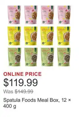 Costco Spatula Foods Meal Box, 12 × 400 g offer