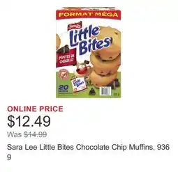 Costco Sara Lee Little Bites Chocolate Chip Muffins, 936 g offer