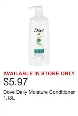 Costco Dove Daily Moisture Conditioner 1.18L offer