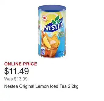 Costco Nestea Original Lemon Iced Tea 2.2kg offer
