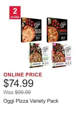 Costco Oggi Pizza Variety Pack offer