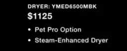 TA Appliances & Barbecues Maytag 7.0 CU. FT. PET PRO TOP LOAD ELECTRIC DRYER offer