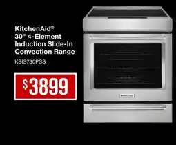 TA Appliances & Barbecues KitchenAid 30 4-Element Induction Slide-In Convection Range offer