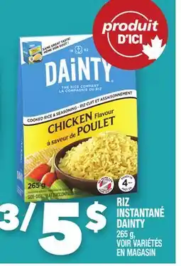Marche Ami RIZ INSTANTANÉ DAINTY offer