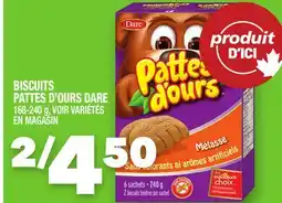 Marche Ami BISCUITS PATTES D'OURS DARE offer