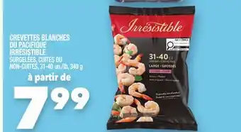 Marche Ami CREVETTES BLANCHES DU PACIFIQUE IRRÉSISTIBLE offer