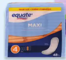 Walmart Equate Pads offer