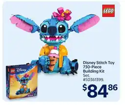 Walmart Disney Stitch Toy 730-Piece Building Kit offer