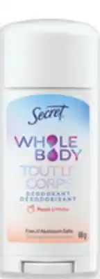 Walmart Secret Old Spice Whole Body Deodorant offer