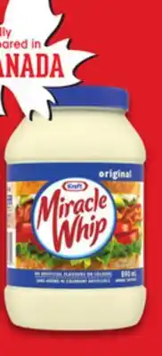 Walmart Kraft Miracle Whip 890 ml offer