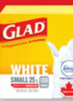 Walmart Glad White Kitchen Garbage Bags offer