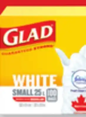 Walmart Glad White Kitchen Garbage Bags offer
