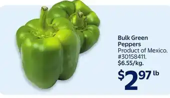 Walmart Bulk Green Peppers offer
