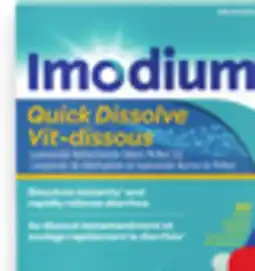 Walmart Imodium Quick Dissolve Tablets offer