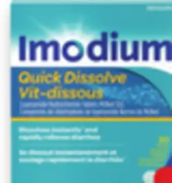 Walmart Imodium Quick Dissolve Tablets offer