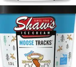 Walmart Shaw's Ice Cream Tubs offer