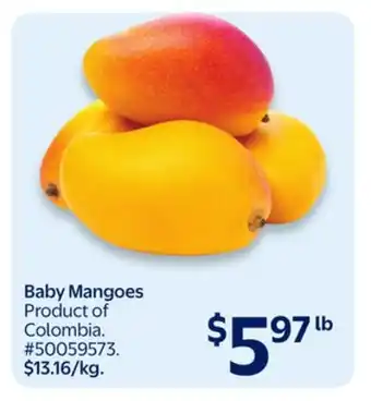 Walmart Baby Mangoes offer