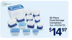 Walmart 92-Piece Food Storage Containers offer