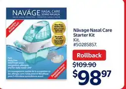 Walmart Nävage Nasal Care Starter Kit offer