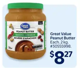 Walmart Great Value Peanut Butter offer