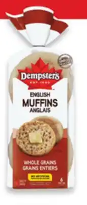 Walmart Dempster's English Muffins 6-Pack offer