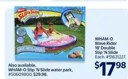Walmart WHAM-O Wave Rider 18' Double Slip 'N Slide offer