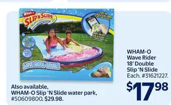 Walmart WHAM-O Wave Rider 18' Double Slip 'N Slide offer