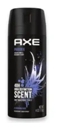 Walmart AXE Body Spray or Deodorant offer