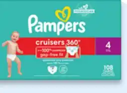 Walmart Pampers Cruisers 360 Diapers offer