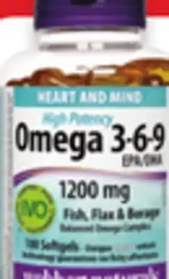 Walmart Webber Naturals Enteric Omega offer