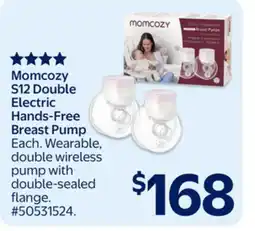 Walmart Momcozy S12 Double Electric Hands-Free Breast Pump offer