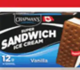 Walmart Chapman's Super Sandwich Novelties 12-Pack offer