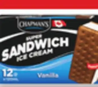 Walmart Chapman's Super Sandwich Novelties 12-Pack offer